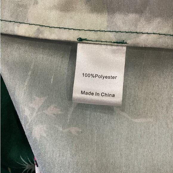 Tuckernuck Bouvier Blouse Green Floral Ruffle Collar Blouson Sleeves Size XS - Picture 11 of 12